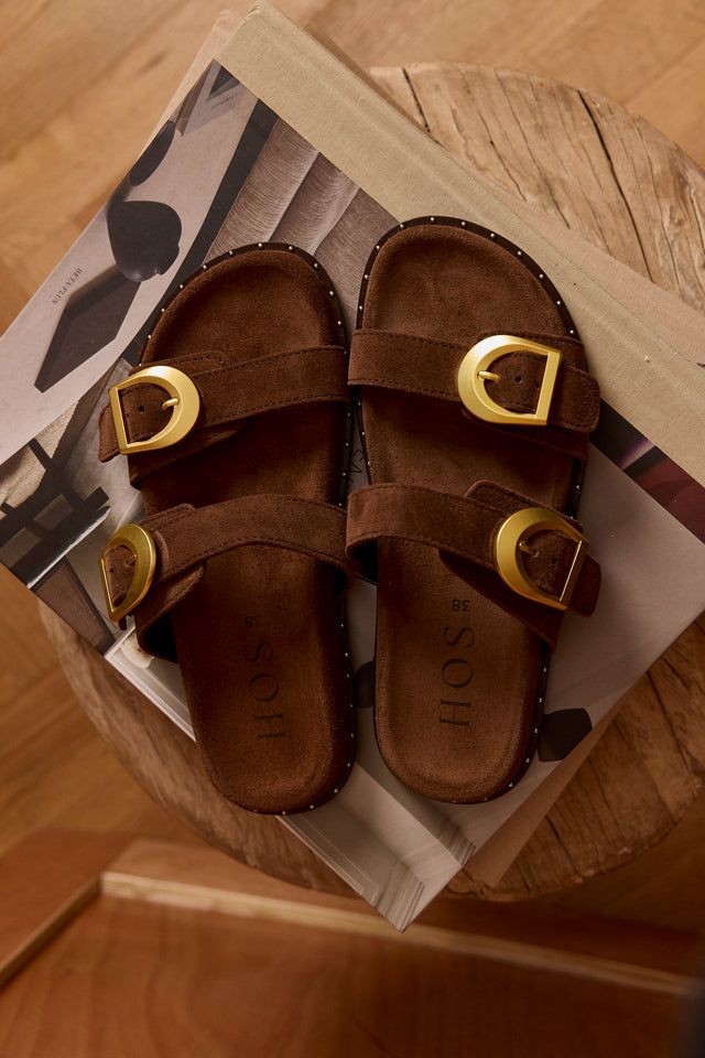 Elinor suede sandals