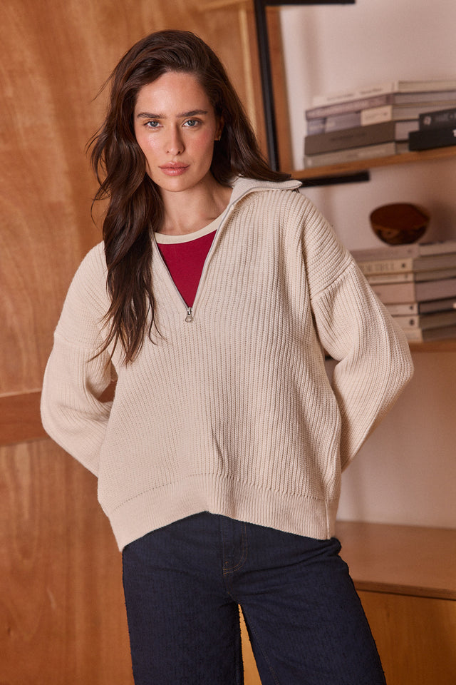 The Zipper Sweater