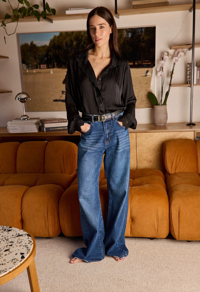 Premium high rise classic denim