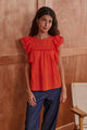 Olivia Cotton Lace Top