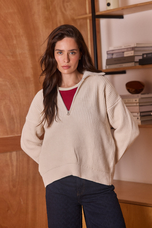 The Zipper Sweater