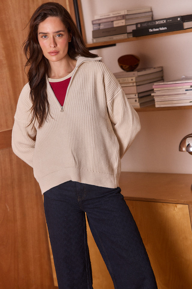 The Zipper Sweater