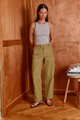 HOS Canvas Barrel Trousers