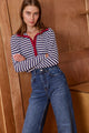 Soft Mixed Stripes Top