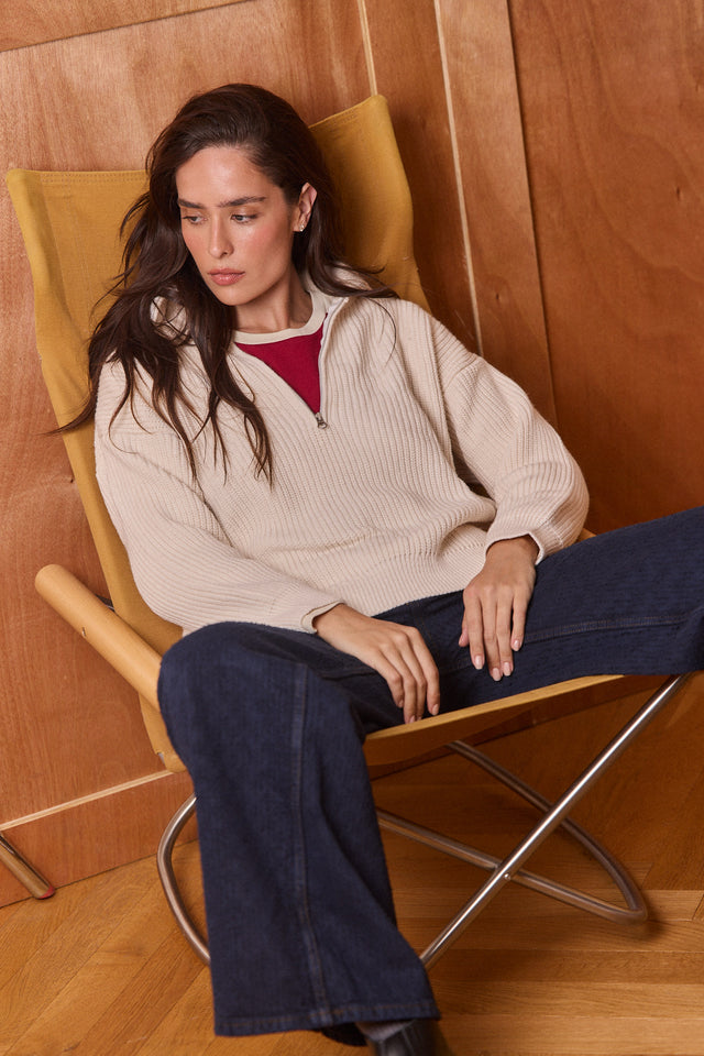 The Zipper Sweater