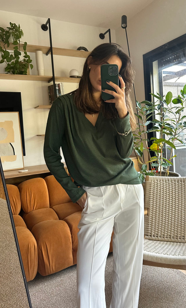 HOS Amazing Royal Top - V Neck