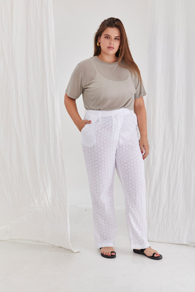 Avenue Cotton Trousers