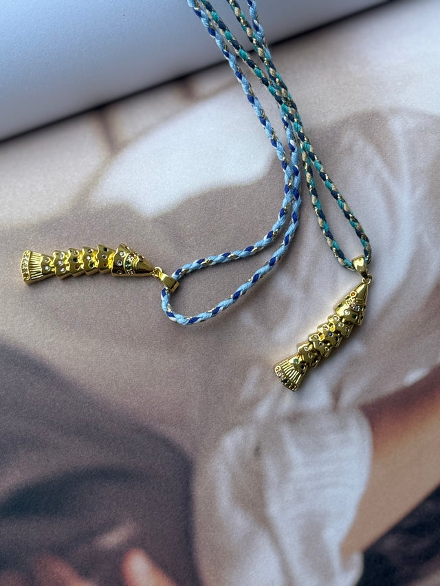 Isabella fish necklace