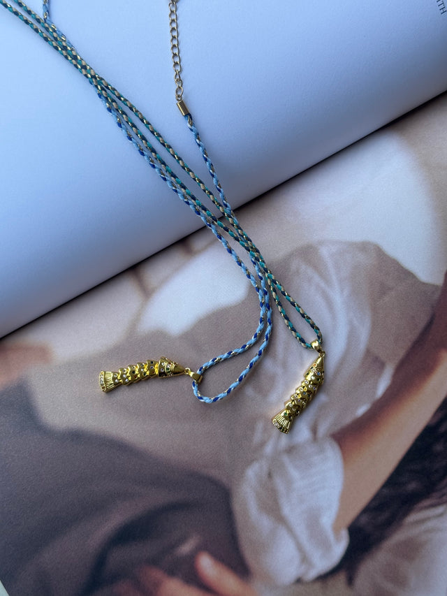 Isabella fish necklace