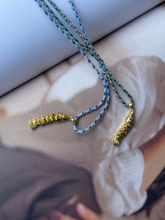 Isabella fish necklace