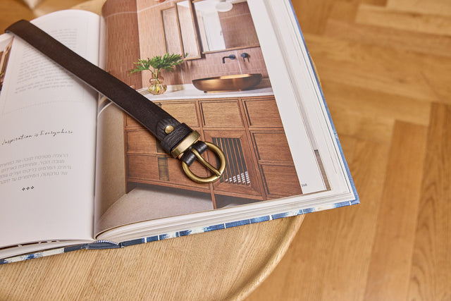 HOS Heavy leather belt