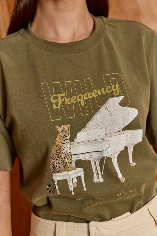 The Pianist Tee - Olive