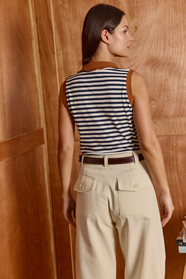 Mixed Striped Tank Top