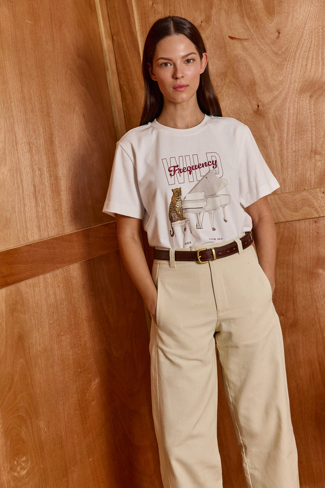 The Pianist Tee - White