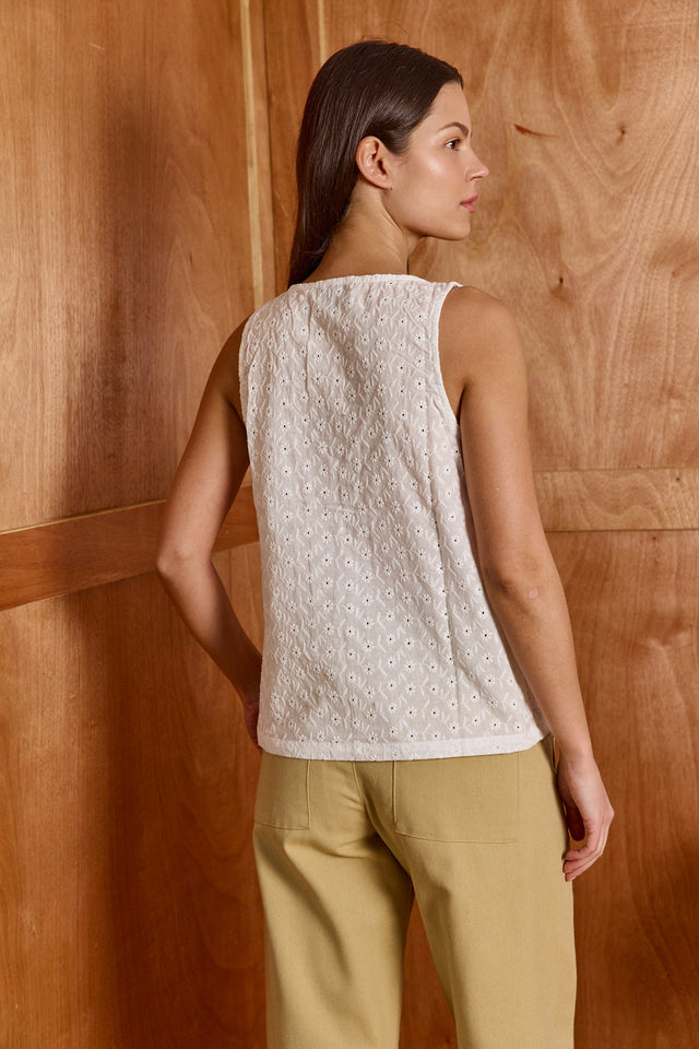Cotton Bloom Vest