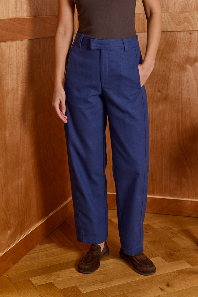 HOS Canvas Barrel Trousers