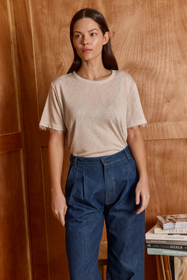The Essential Lace Top -  Crew Neck