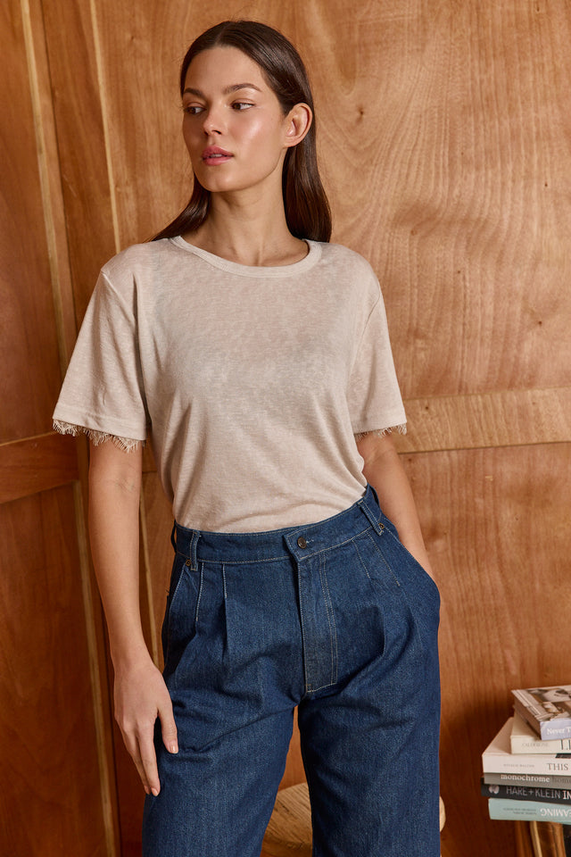 The Essential Lace Top -  Crew Neck
