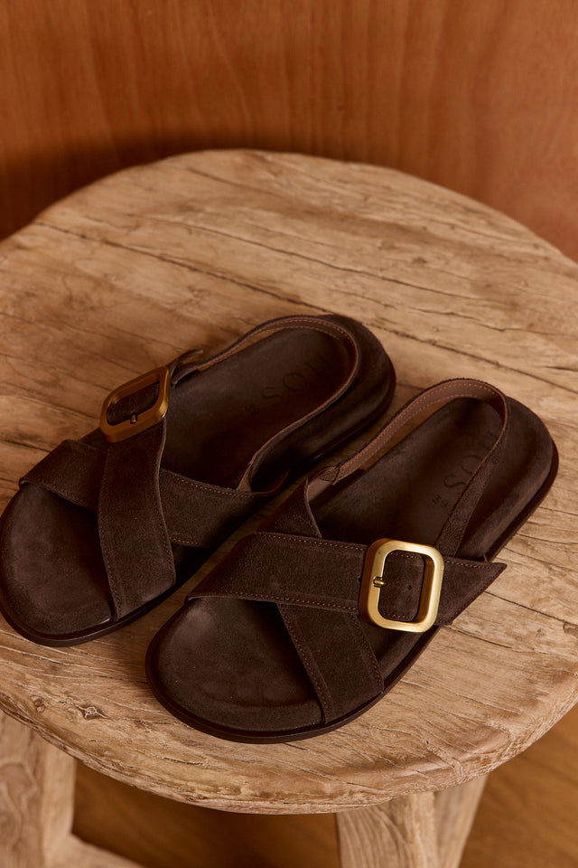Lucia Sling-Back Suede