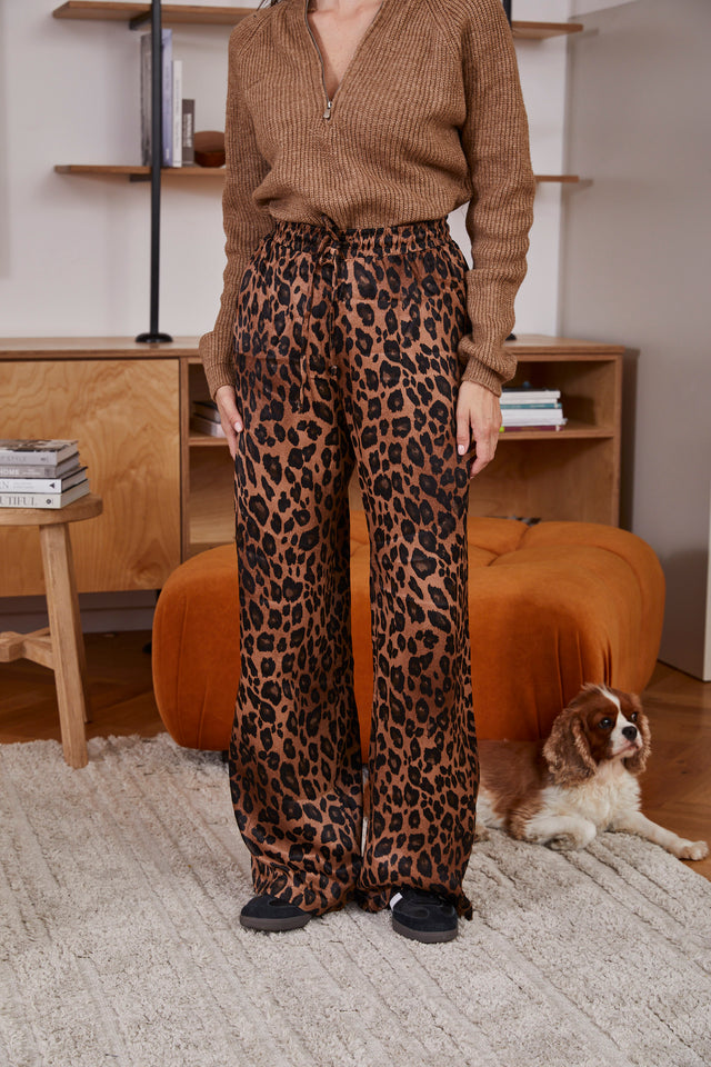 Blake leopard trousers