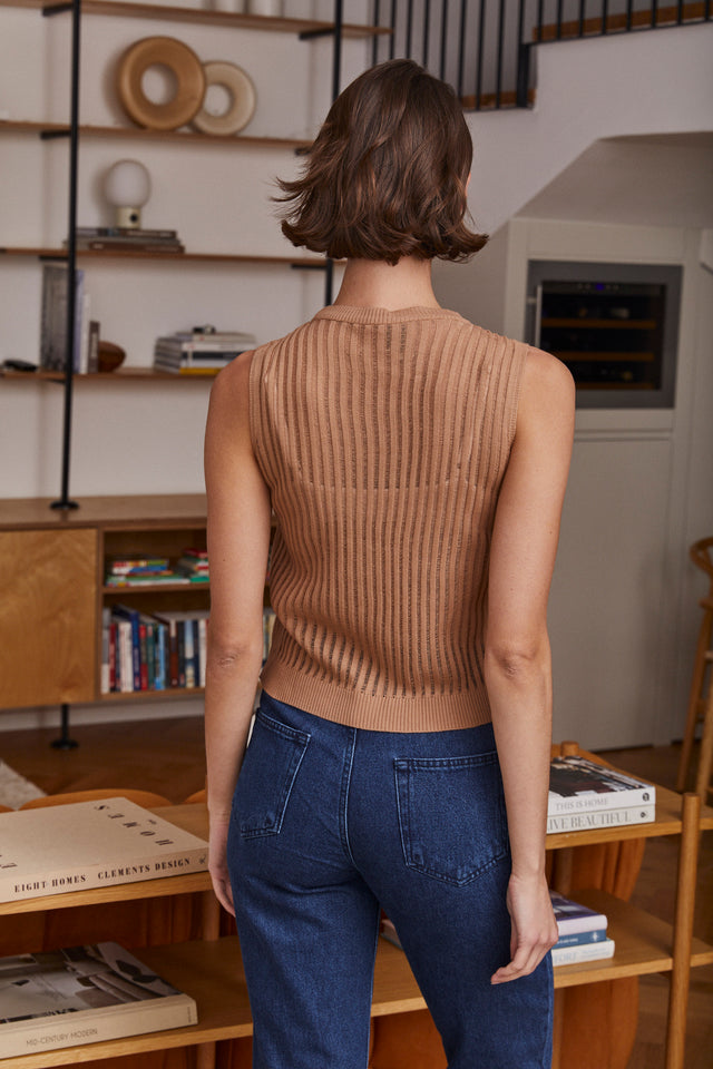 The Knitted Rib Top
