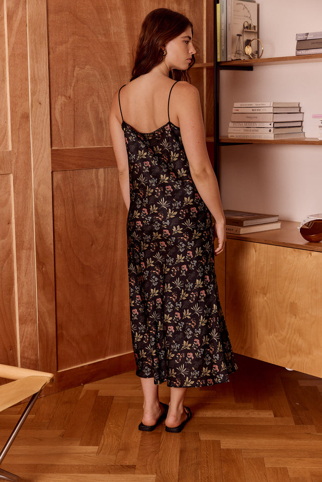 Midnight Garden Slip Dress