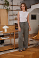 HOS silky Printed Trousers