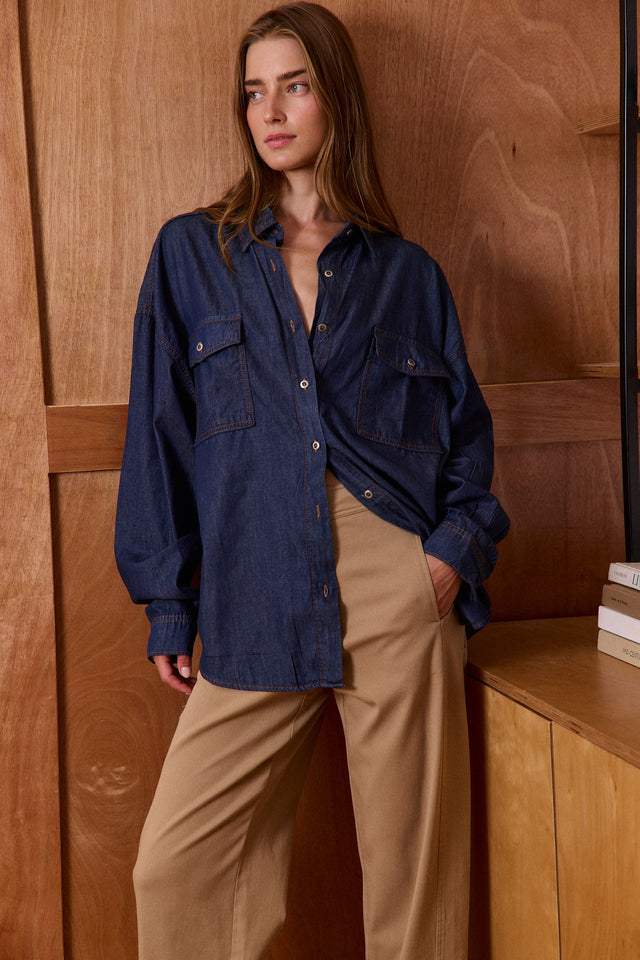 HOS boyfriend jeans shirt