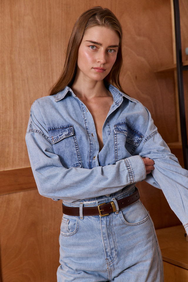 HOS boyfriend jeans shirt