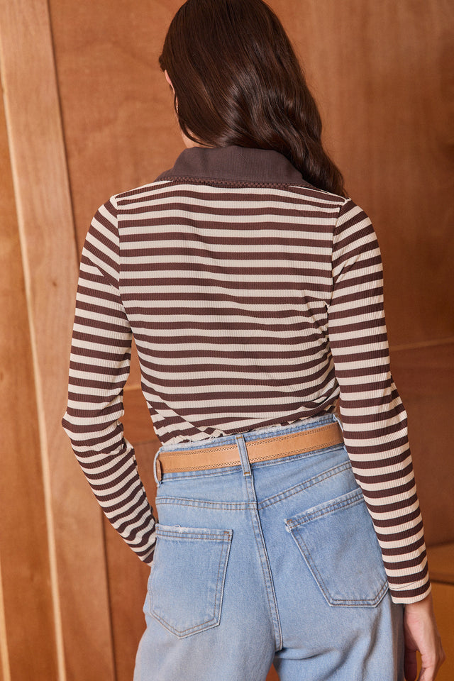 Soft Knit Polo Top