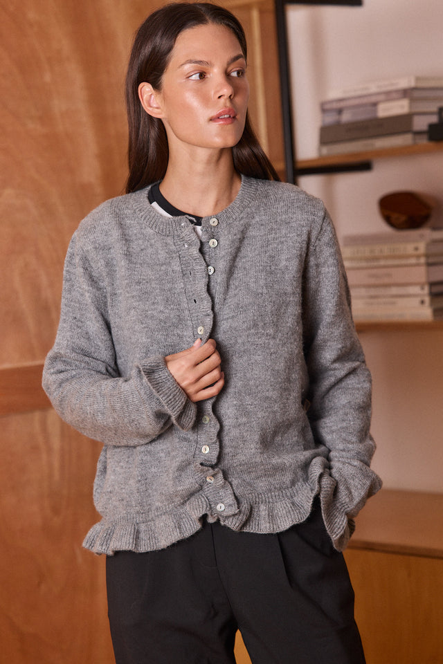 Alexa Frill Cardigan