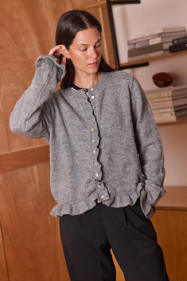 Alexa Frill Cardigan