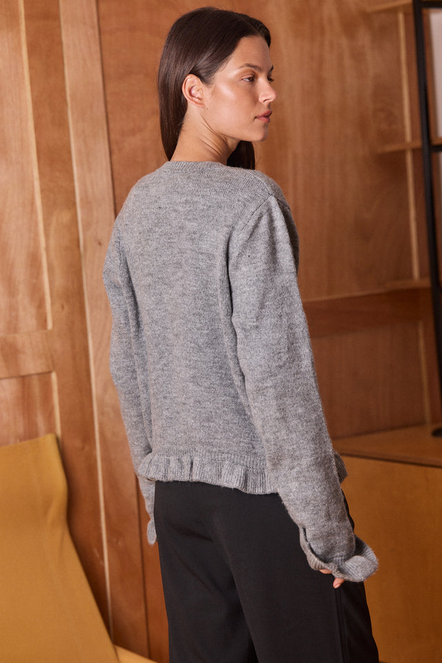 Alexa Frill Cardigan