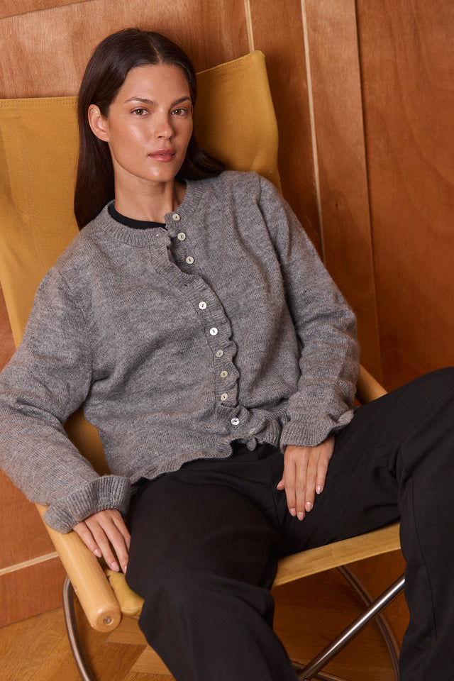 Alexa Frill Cardigan