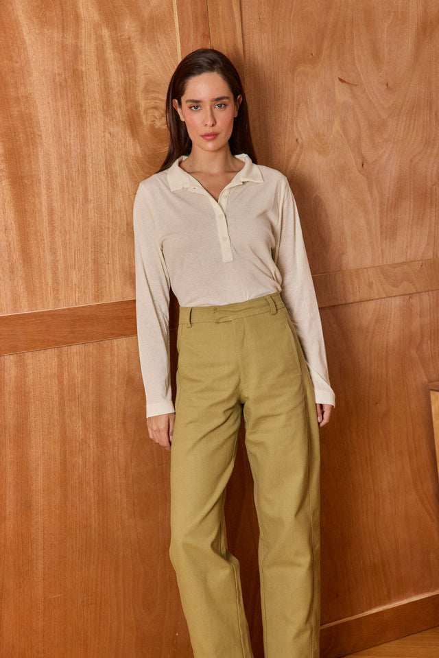 The Second Skin Polo Top