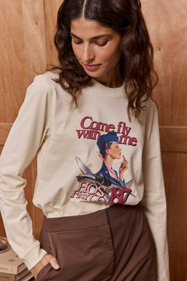 HOS First Class Top - Cream