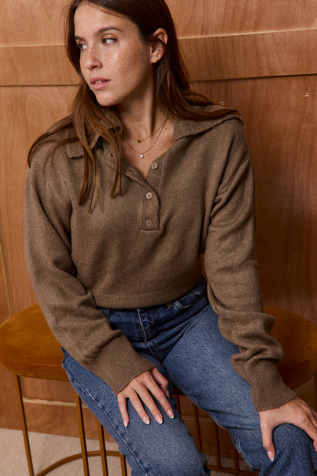 The Fold Over Sweater