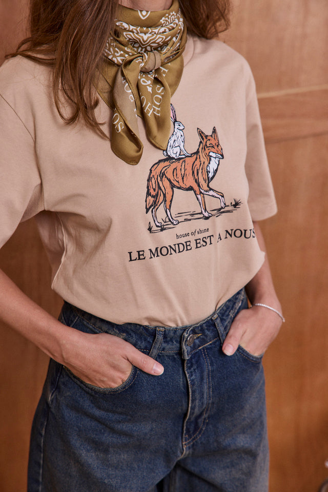 THE WORLD IS OURS TEE