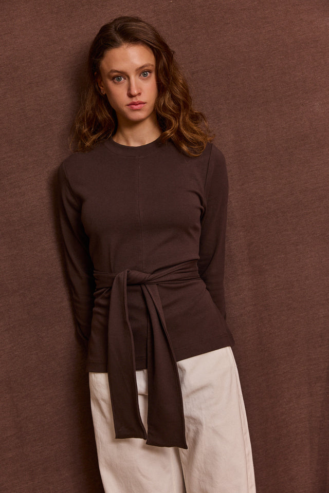 Tie-Fit Heavy Cotton Top