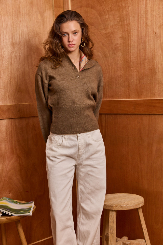 The Fold Over Sweater