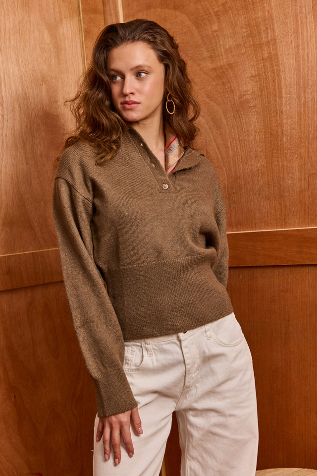 The Fold Over Sweater