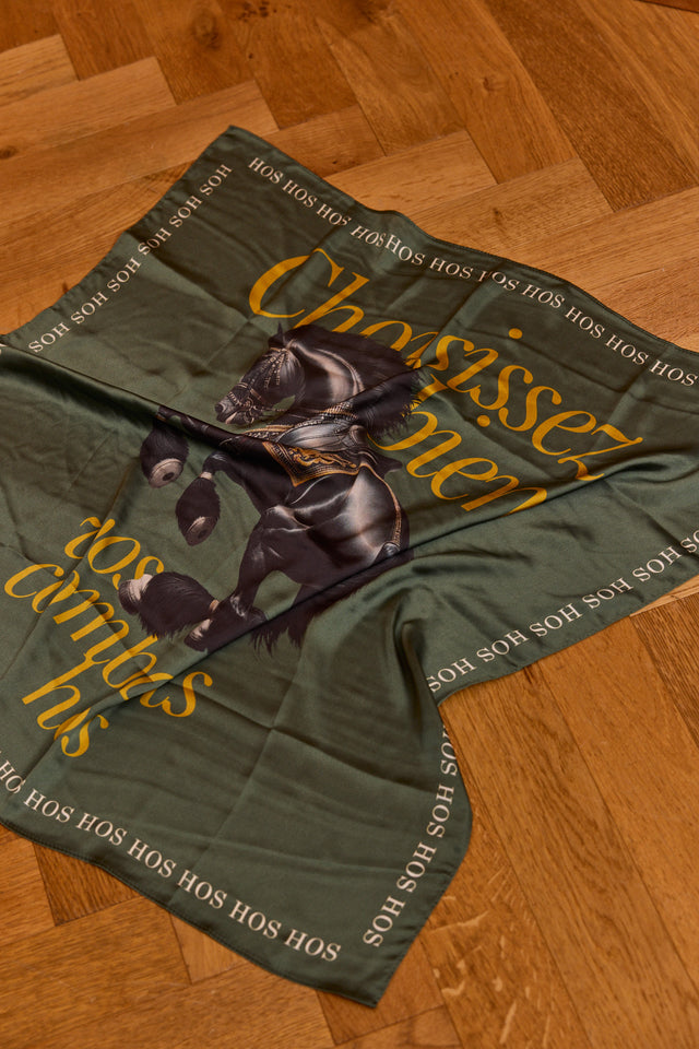 Royal Horse Satin Scarf