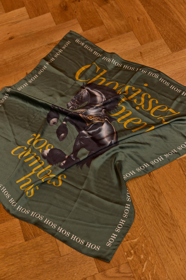 Royal Horse Satin Scarf