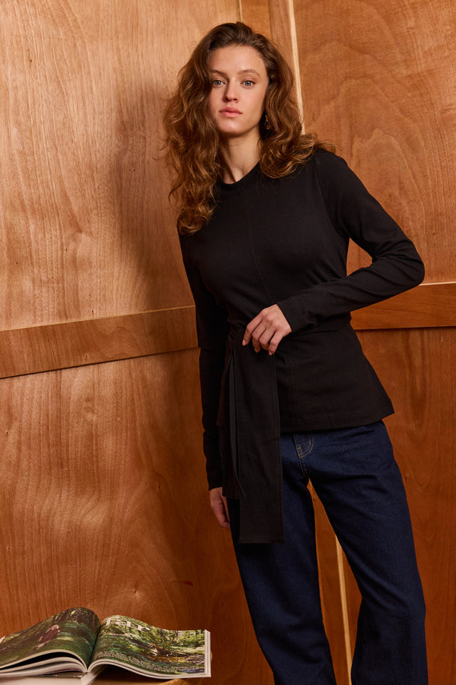 Tie-Fit Heavy Cotton Top