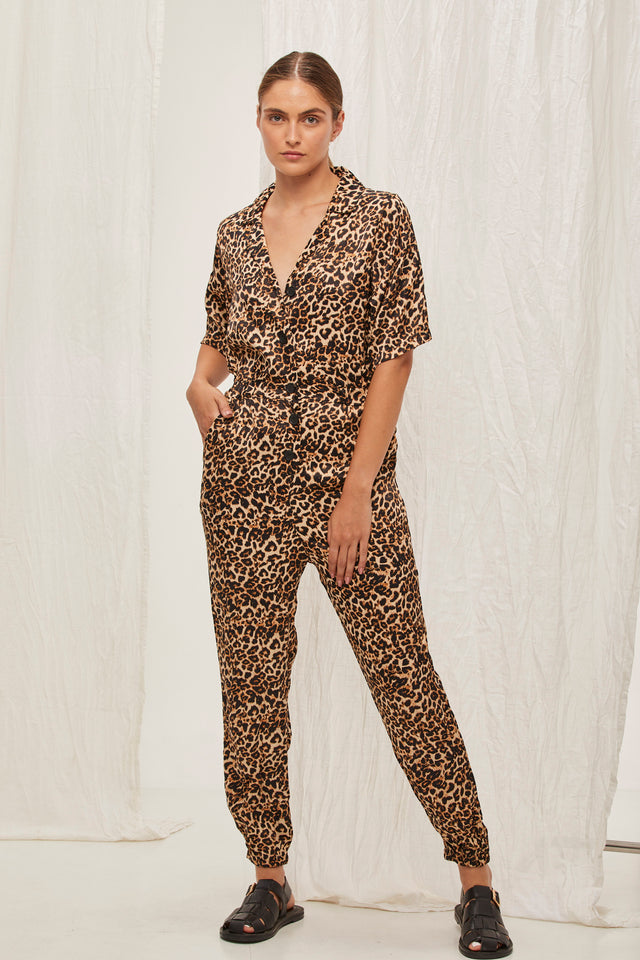 Leopard All Over Jumpsuit