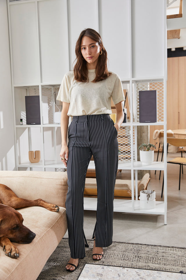 Laurent Striped Trousers