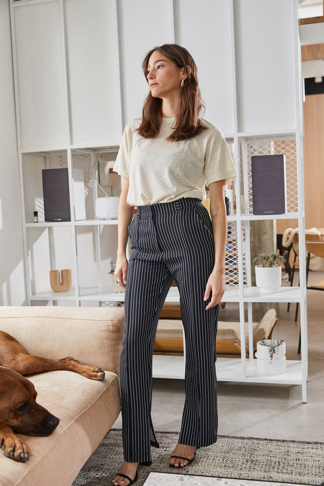 Laurent Striped Trousers