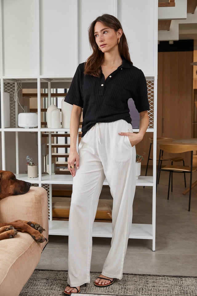 The Perfect Linen Trousers